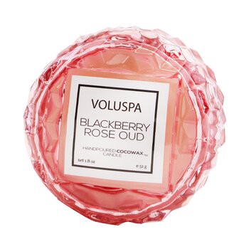 Voluspa Voluspa 馬卡龍芳香蠟燭 -  Blackberry Rose Oud 51g/1.8oz-蠟燭