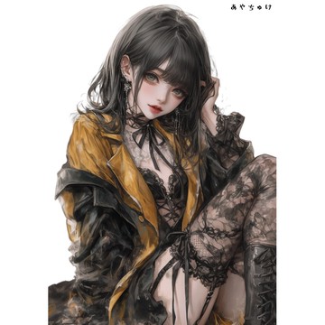 【2 月新款 2】07-092-0031 人物貼紙 黃色黑色