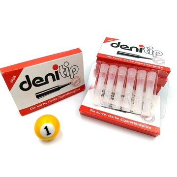 正品附發票 德國原廠 Denicotea - denitip拋棄式濾嘴 晶石過濾 1盒6支、4色可選✦球球玉米斗✦