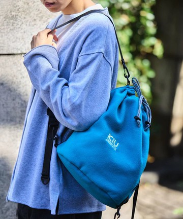 【熱門預購】KiU 羊絨運動束口袋 (三色) K488