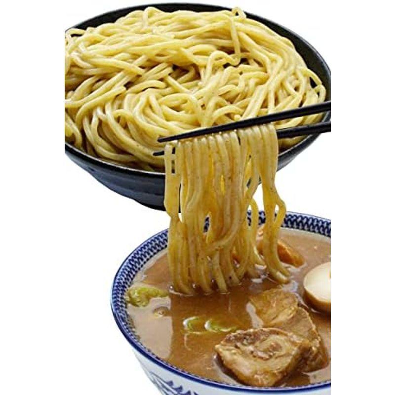 麺くる 濃厚 魚介豚骨 つけ麺 冷凍・生麺 (二郎系オーション麺(200g), 麺＆スープ×8食)