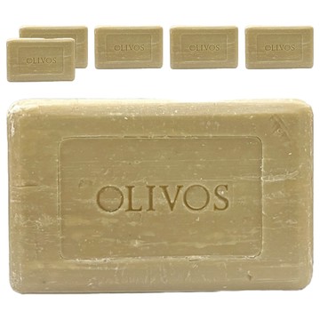 OLIVOS 奧莉芙的橄欖手工皂 土耳其86%橄欖油皂 控油敷面泥  6個  175g
