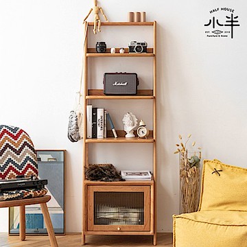 【小半家具】隨意置物架 北歐櫻桃木實木層架/展示架 (H014352456)
