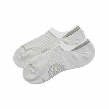 FootSpa足弓加強運動隱形襪-棉紗 - M淺暮灰