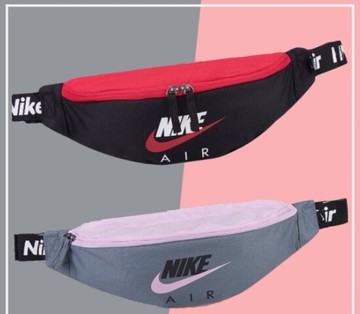 帝安諾 實體店面 NIKE HERITAGE HIP PACK 腰包 黑紅 灰藍粉 串標背帶