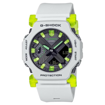 CASIO卡西歐 G-SHOCK 極簡強悍 輕巧簡約 灰綠 全新進化 雙顯系列 GA-2300MW-8A_42.1mm