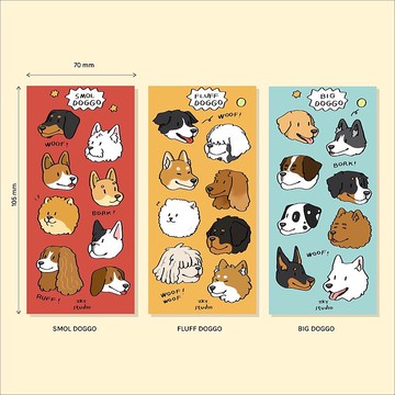 Doggo Club 貼紙