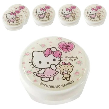 Hello Kitty 凱蒂貓 水晶貼連接盒 Set 30g 聚苯乙烯材質 KT-1136-9 台灣製  小熊  6個