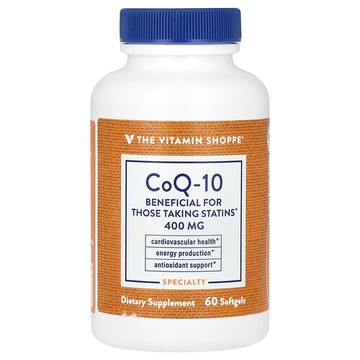 The Vitamin Shoppe, 輔酶 Q10，400 毫克，60 粒軟膠囊