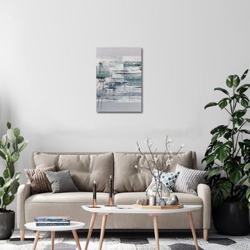 御畫房 當代國家級展覽畫家 抽象系列手繪油畫70×100cm(DB-134)