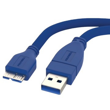 POLYWELL USB3.2 A公 To Micro B公 藍色 PW15-W45-T010 1M  1條
