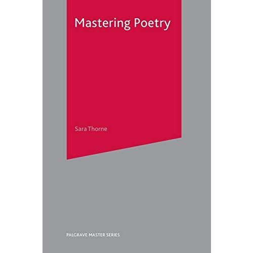 Mastering Poetry (Macmillan Master Series)