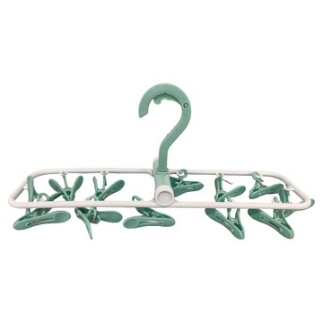 Little Pink Rabbit 粉彩小兔 折疊12夾衣架 6個  顏色隨機  1組