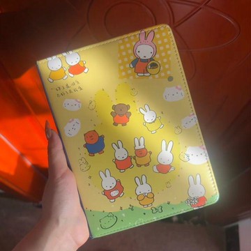 🌸免運🌸米菲兔 miffy 米菲兔周邊 日本限定 款米菲兔原創皮質筆記本高顏值學生記事本彩色內頁加厚手賬本日記