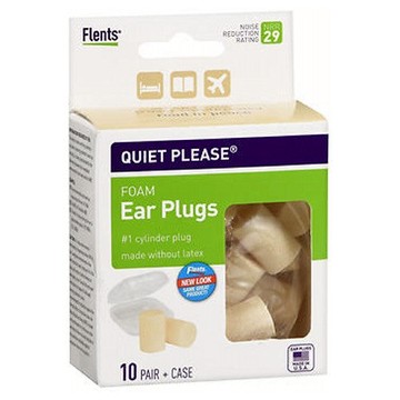 Flents Quiet Please Foam Ear Plugs 10 pair by Apothecary Products