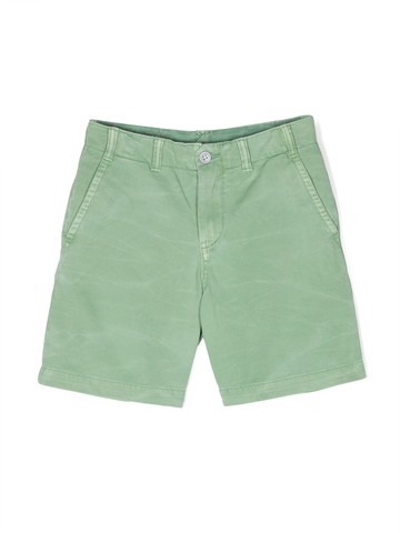 Ralph Lauren Kids - Montauk button-up chino shorts - kids - Cotton - 10 - Green