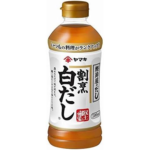 ヤマキ 割烹 白だし ペット 500ml 24個入