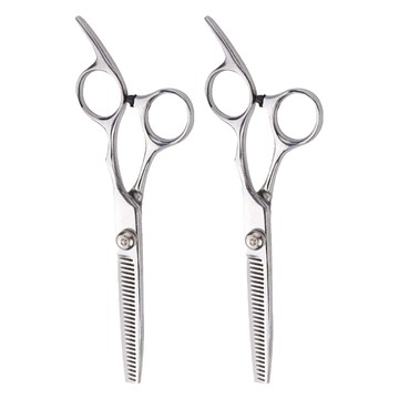 專業美髮剪刀 Set 金屬材質  牙剪  2把