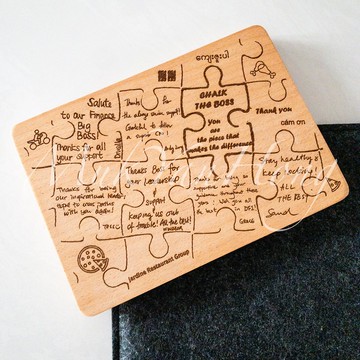 【紀念品精選】木刻留言板