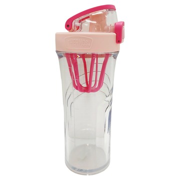 THERMOS 膳魔師 Tritan系列 時尚彈力搖搖杯 TP4086M RS(CN) 粉紅色 500ml 一按即開 安全扣環設計  1個