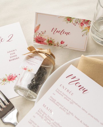 【客製化】婚宴席位卡