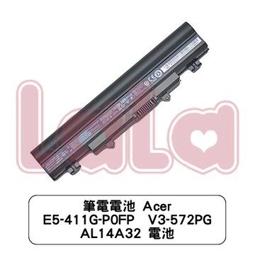 筆電電池 (原廠) Acer E5-411G-P0FP  V3-572PG AL14A32 電池
