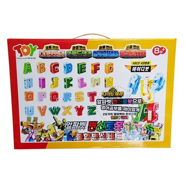 GUDI 字母變形機器人綜合變身套組  1套  多色