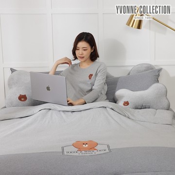 YVONNE 以旺傢飾 熊大旅行 雙人四季被(6x7呎)（LINE FRIENDS）