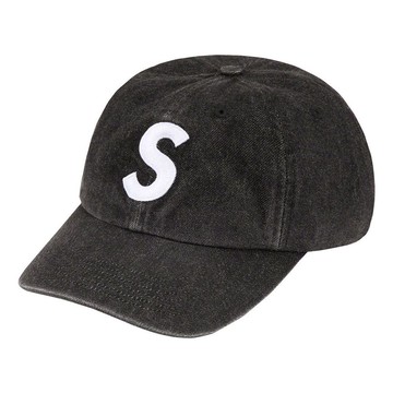 Supreme Kevlar Denim S Logo 6-Panel 'Black White'