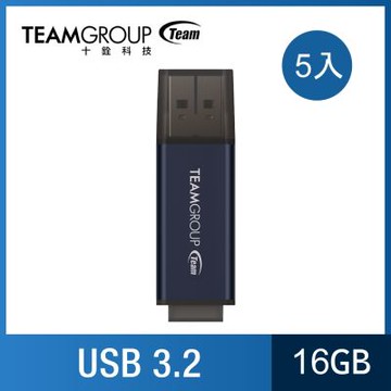 TEAM 十銓科技 C211  16GB 紳士碟 USB 3.2 隨身碟（五入特惠組）