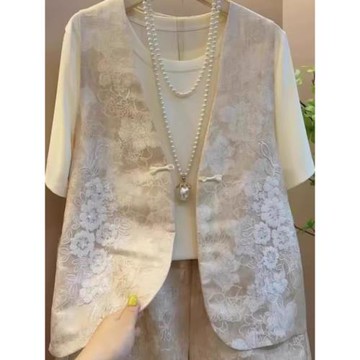 韓版時尚兩件套女士2026夏季新款寬松顯瘦短袖t恤高腰a字短裙套裝