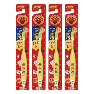 KODOMO 台灣公司貨 麵包超人牙刷 1.5-5歲  顏色隨機  4支  1支
