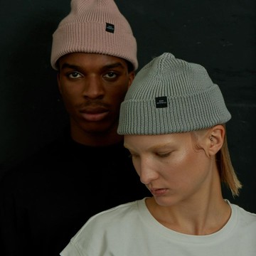 Ucon Acrobatics Mika Low 保暖反摺豆豆帽-短版 (灰色)