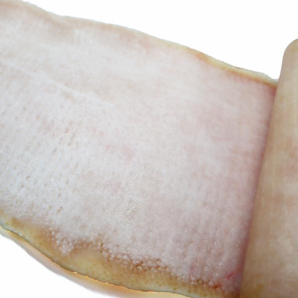 国産豚皮　豚皮肉　豚肉　冷凍　1kg　猪皮　domestic pork skin