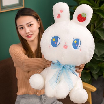 買到賺到🚀🚀✨坐姿可愛小白兔公仔 毛絨玩具 玩偶 兒童生日禮物女生睡覺抱枕布娃娃