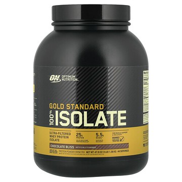 Optimum Nutrition, Gold Standard 全分離乳清蛋白，濃郁巧克力，3 磅（1.36 千克）