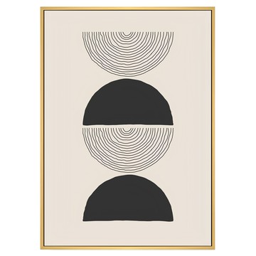 Boluo 菠蘿選畫所 螺旋圓舞曲I 掛畫  40 x 30cm  木色