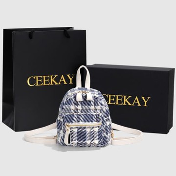 CEEKAY包包2025女包高級感百搭流行小背包法式小眾設計迷你雙肩包