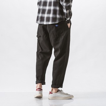 LINAGI里奈子【DK75-61008】美式休閒復古簡約工作褲