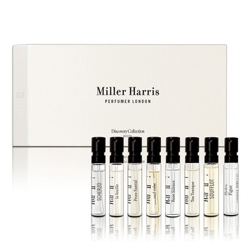 Miller Harris 典藏香氛組 2MLX8入(詼諧曲+玫瑰晨語+常春藤+午後伯爵+檀香+蘇弗洛晨光+烏木+伊島聖果)