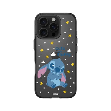 iPhone 16 Pro Clear 酷墨灰 - 迪士尼-史迪奇 Disney Stitch - 史迪奇 - 毛茸茸超可愛