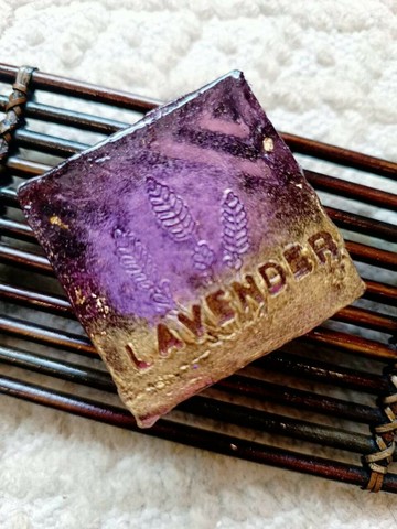 高純度胺基酸(高保濕)薰衣草精油金箔皂  PH5.5弱酸性