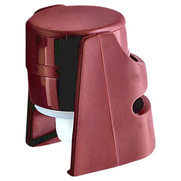 GHIDINI 簡約香檳瓶塞 ABS塑料 SEBS橡膠 4x3.8x4.5cm  酒紅  1個