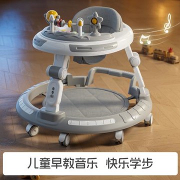 嬰兒學步車滑步車6到18個月防o型腿寶寶兒童三合一周歲音樂啟蒙