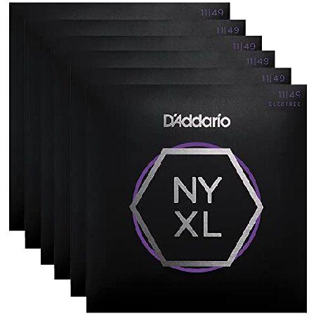 D'Addario NYXL エレキギター弦 ミディアム 11-49 (6パック)