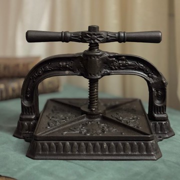 50536-珍藏法國19世紀書籍壓書器