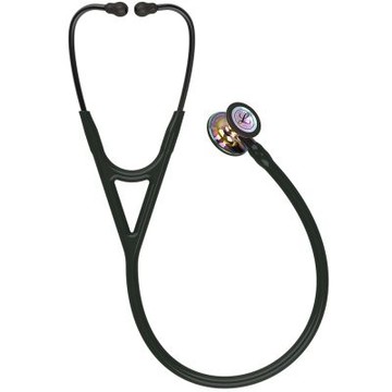 Littmann 心臟科第四代聽診器 6240尊爵黑色管/高光炫彩聽頭/煙燻黑金屬杆(聽診器權威 全球醫界好評與肯定)