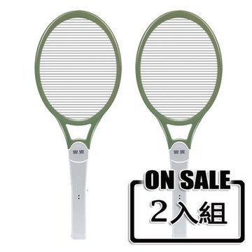 anbao安寶單層充電捕蚊拍(2入組) AB-9917