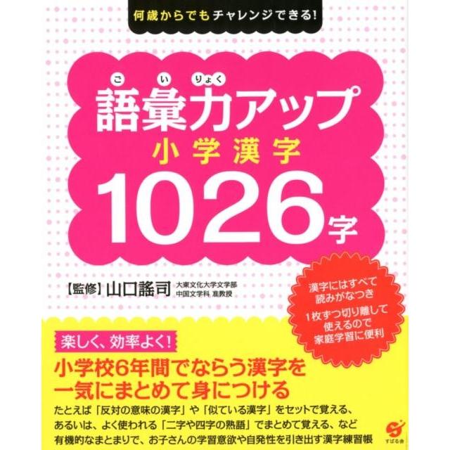 語彙力アップ小学漢字1026字 何歳からでもチャレンジできる