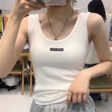 白色吊帶背心女2025夏季新時尚內搭顯瘦螺紋修身疊穿無袖t恤洋氣